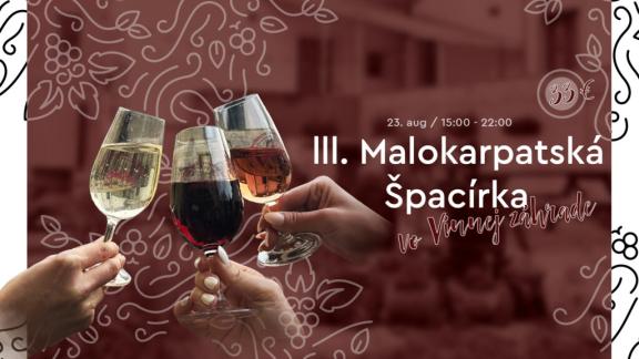 Malokarpatská špacírka po vínnej záhrade