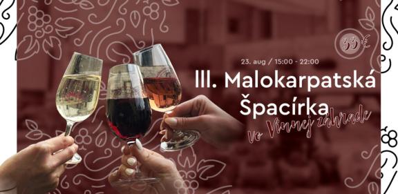Malokarpatská špacírka po vínnej záhrade