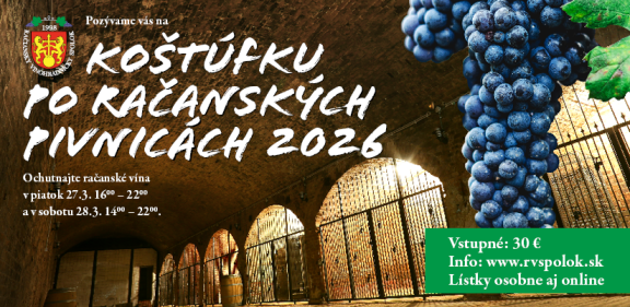 Koštúfku po račanských pivnicách 2026 - banner