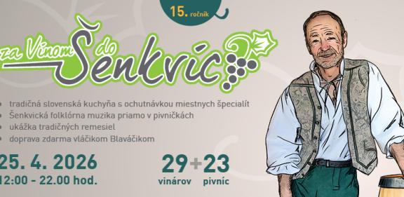 Za Vínom do Šenkvíc 2026 banner