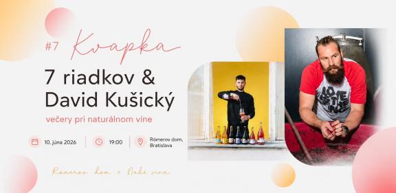 Kvapka: 7 riadkov David Kušický