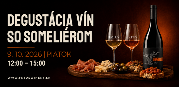 Frtus winery Degustácia vín so someliérom