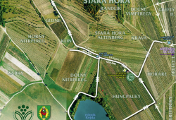 mapa Vinohrad Stará hora